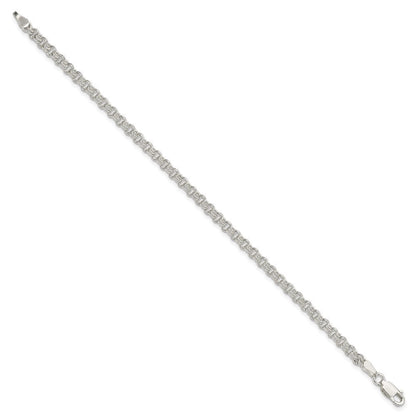 Sterlingsilber 3mm Doppelt Glieder Charm Armband