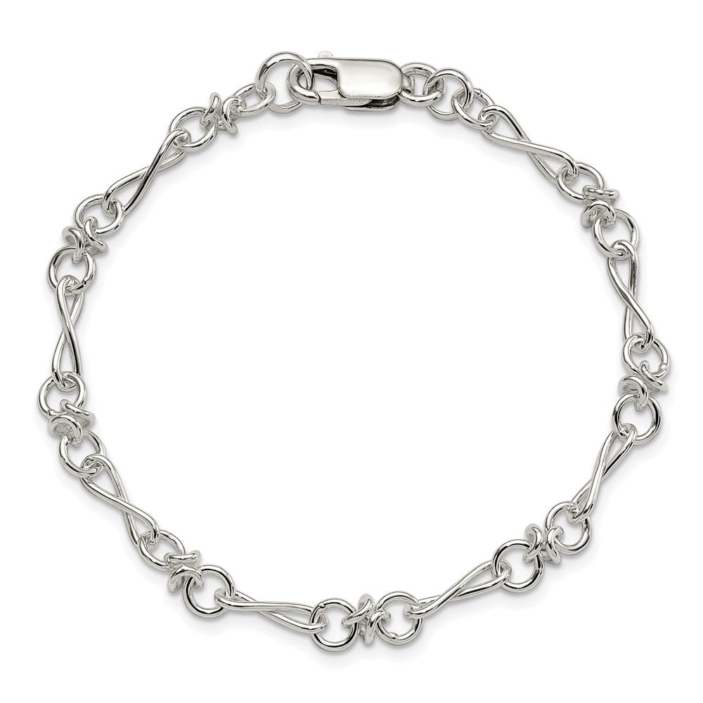 7.5 Zoll Sterlingsilber Armband