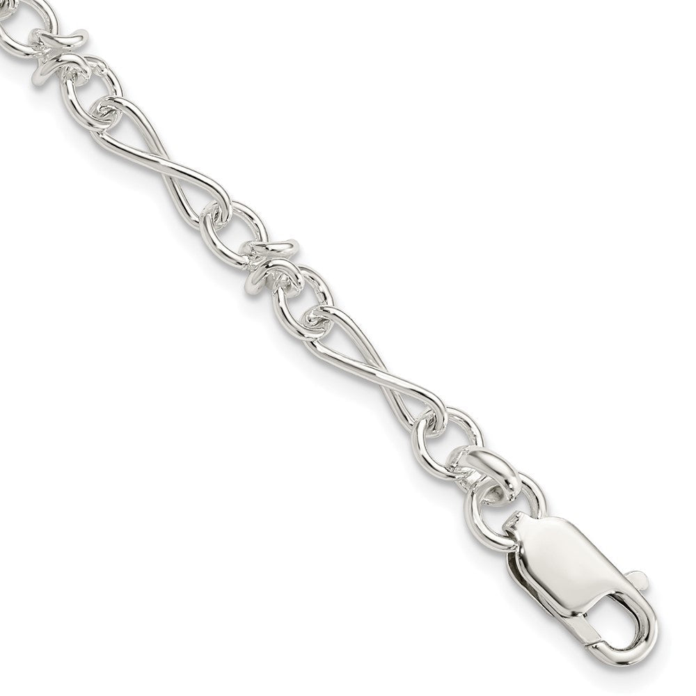 7.5 Zoll Sterlingsilber Armband