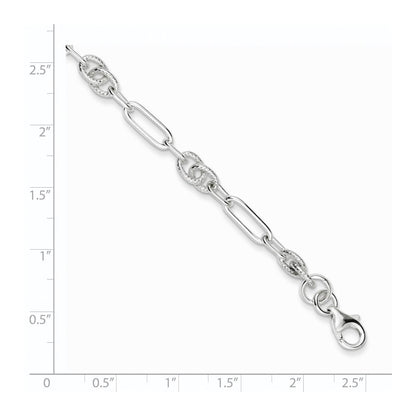 7.5 Zoll Sterlingsilber Armband