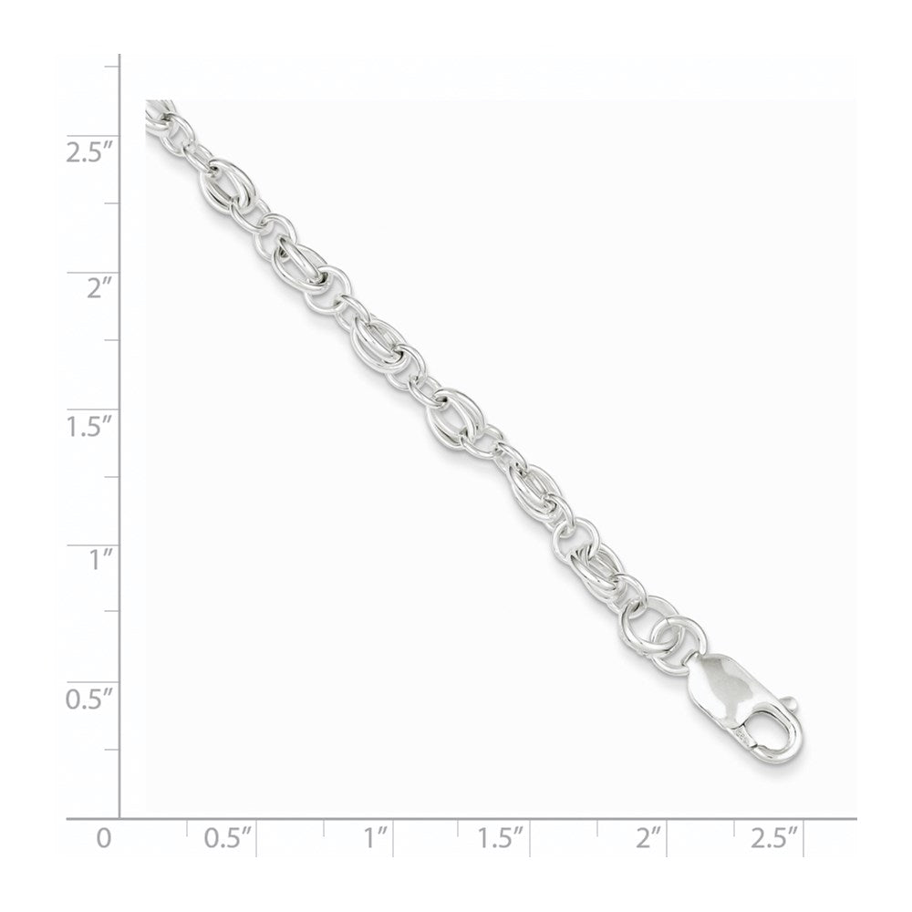 7.5 Zoll Sterlingsilber Armband