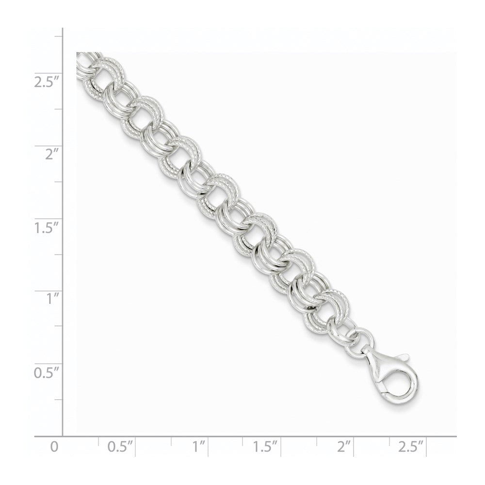 7.5 Zoll Sterlingsilber Armband
