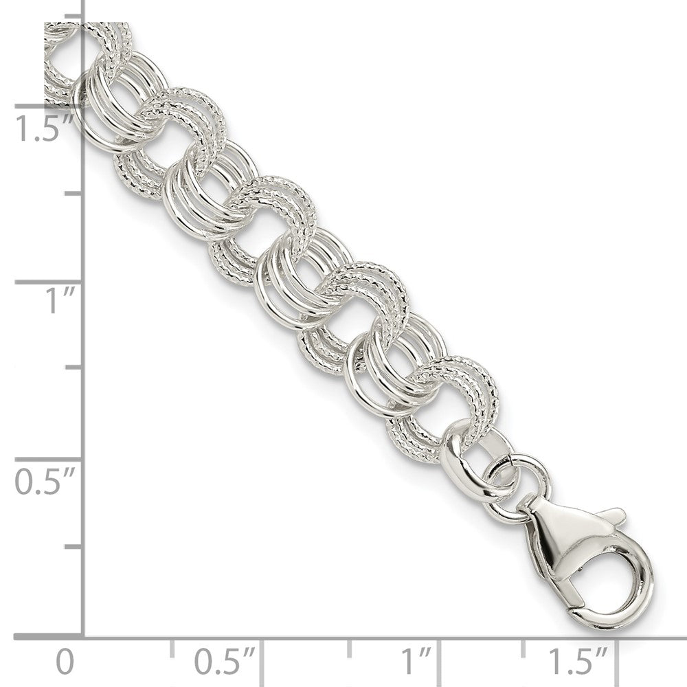 7.5 Zoll Sterlingsilber Armband
