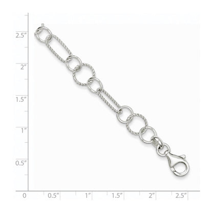 7.5 Zoll Sterlingsilber Armband