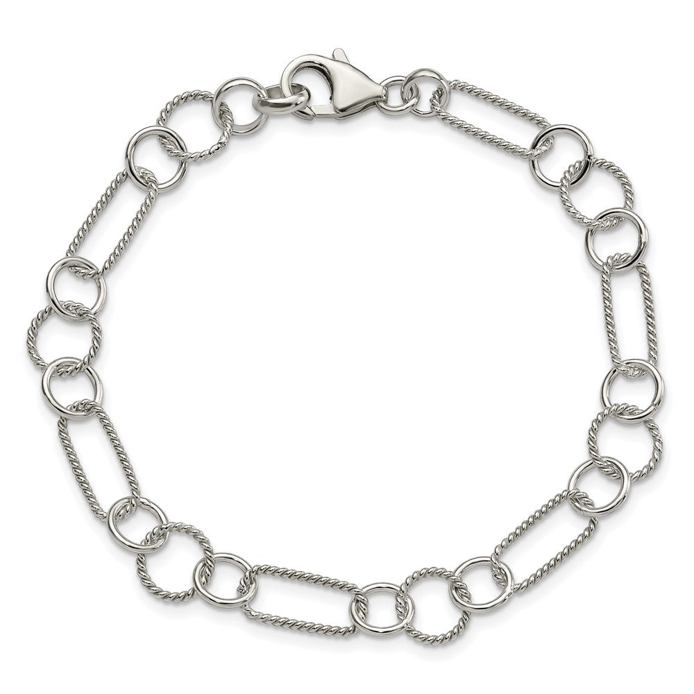 7.5 Zoll Sterlingsilber Armband