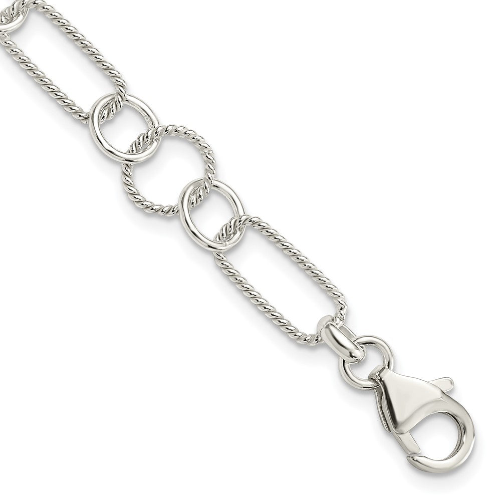 7.5 Zoll Sterlingsilber Armband