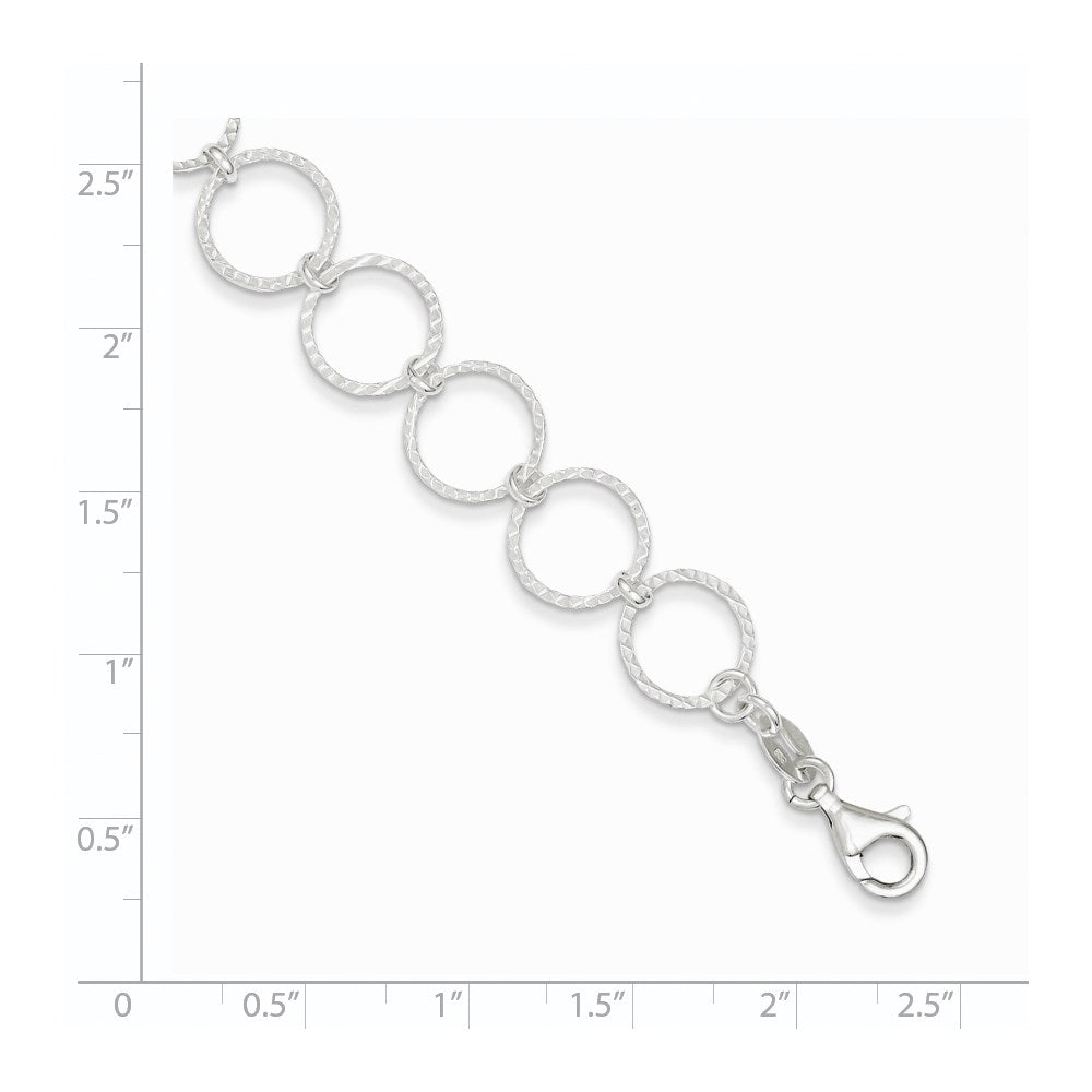 7.5 Zoll Sterlingsilber Fantasie Armband