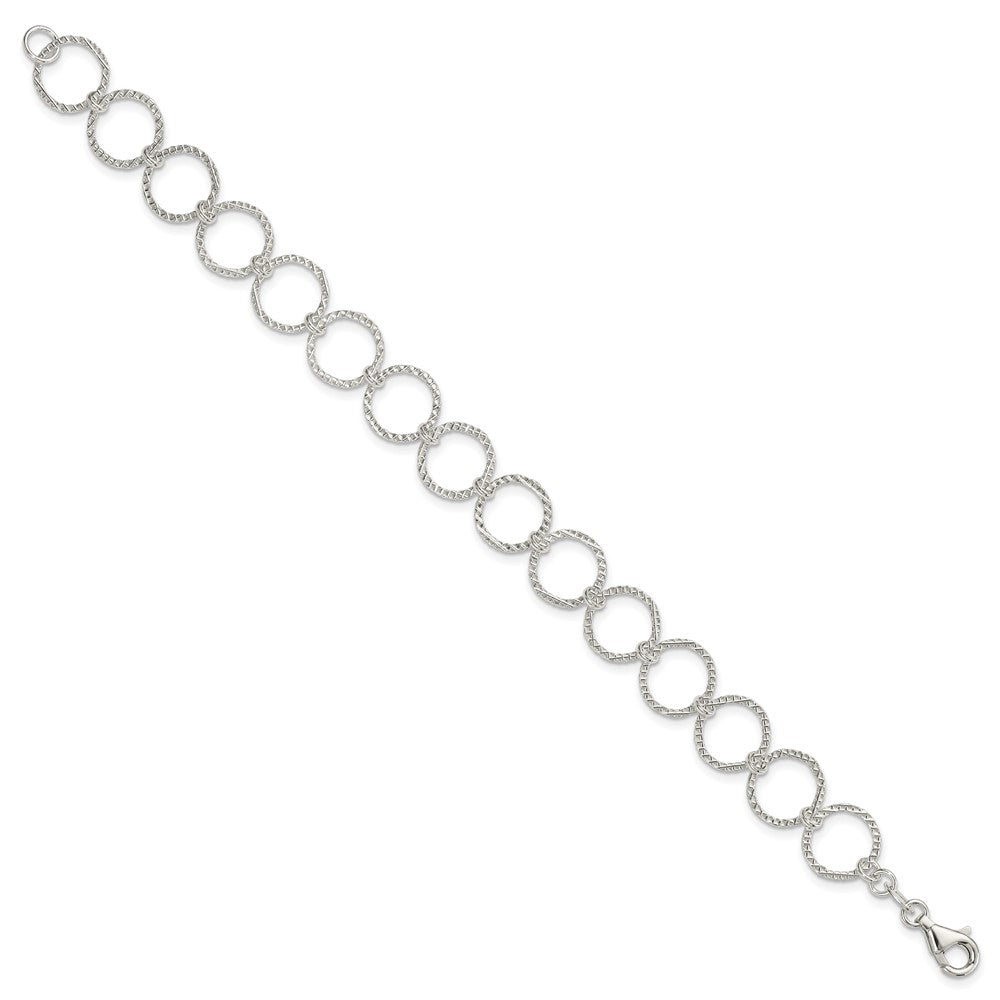 7.5 Zoll Sterlingsilber Fantasie Armband