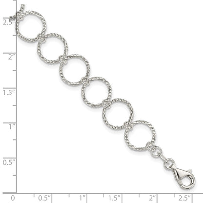 7.5 Zoll Sterlingsilber Fantasie Armband