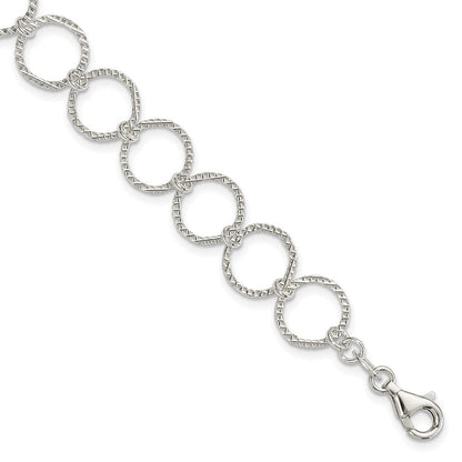 7.5 Zoll Sterlingsilber Fantasie Armband