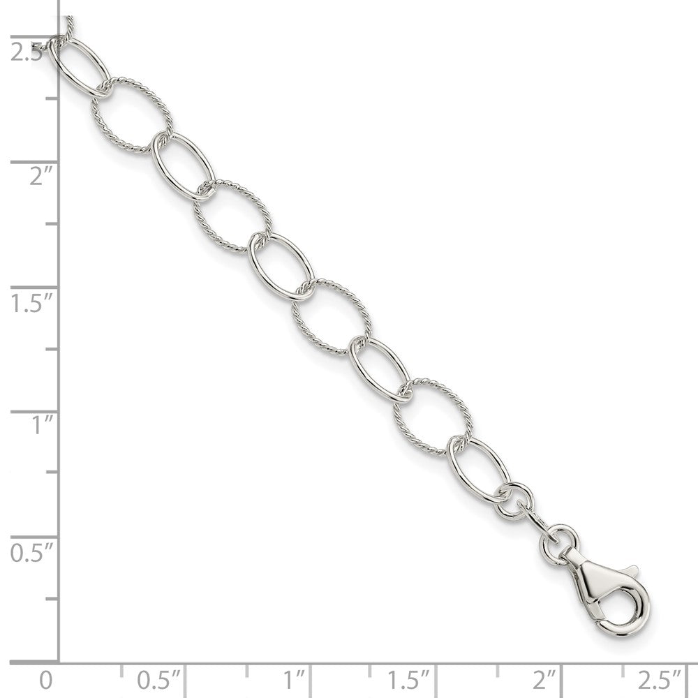 7.5 Zoll Sterlingsilber Fantasie Armband