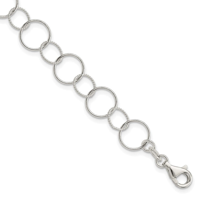 7.5 Zoll Sterlingsilber Fantasie Armband