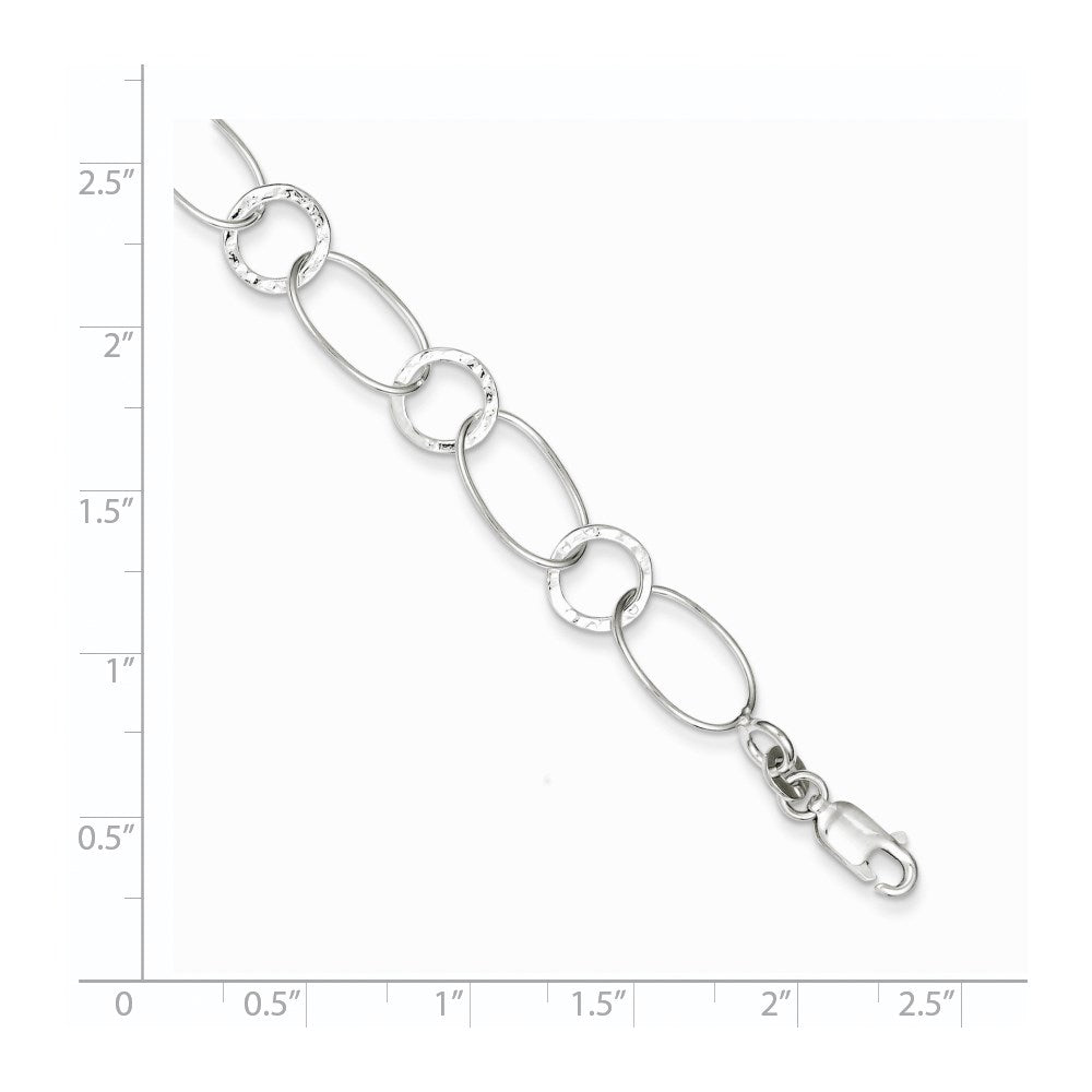 7.5 Zoll Sterlingsilber Fantasie Armband