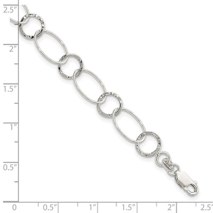 7.5 Zoll Sterlingsilber Fantasie Armband