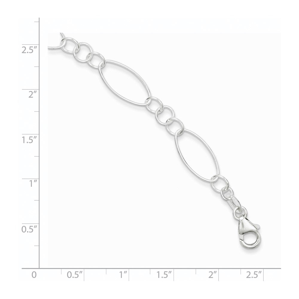 7.5 Zoll Sterlingsilber Fantasie Armband