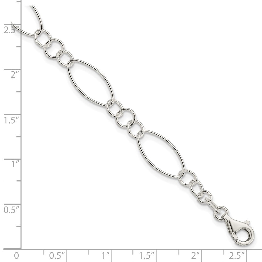 7.5 Zoll Sterlingsilber Fantasie Armband