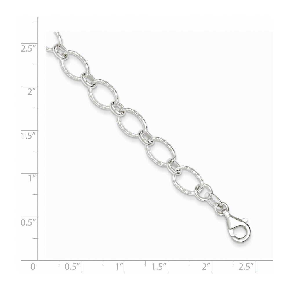 7.5 Zoll Sterlingsilber Fantasie Armband
