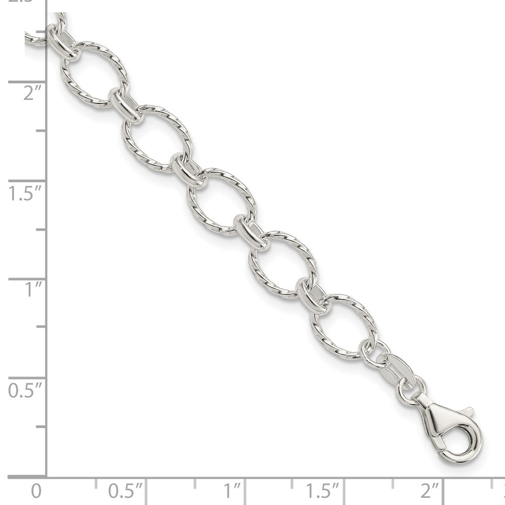 7.5 Zoll Sterlingsilber Fantasie Armband