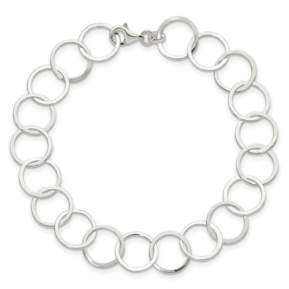 7.5 Zoll Sterlingsilber Kreis Armband