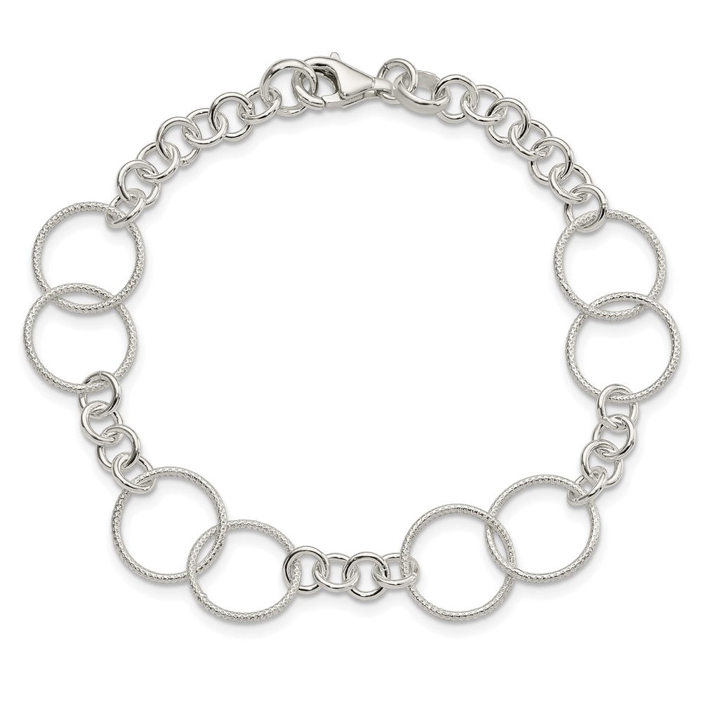18 Zoll Sterlingsilber Halskette, Armband und Ohrring Set