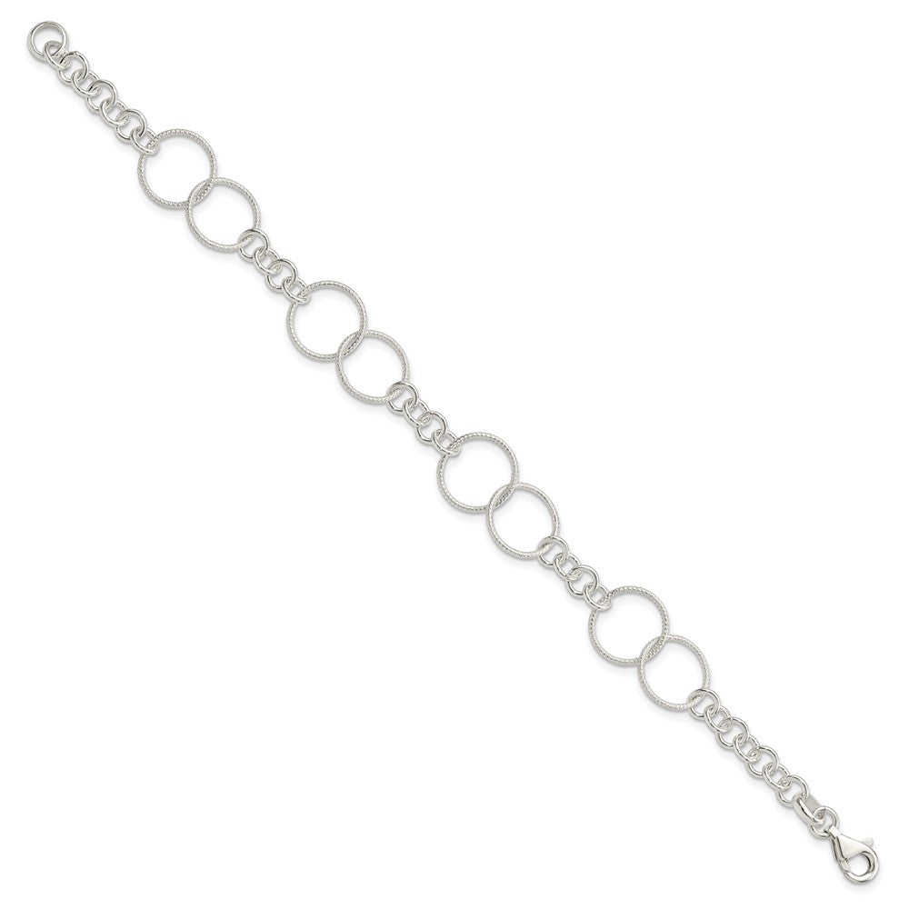 18 Zoll Sterlingsilber Halskette, Armband und Ohrring Set