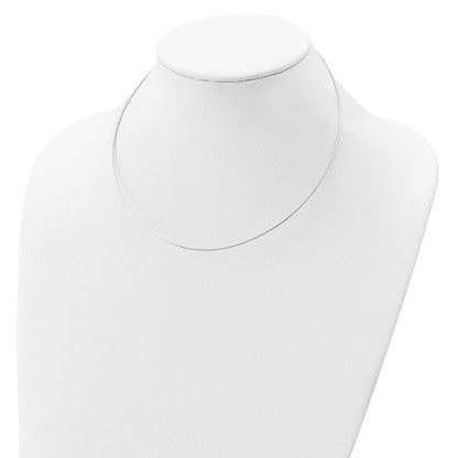 Sterlingsilber Rhodiniert 1mm Rund Cubetto