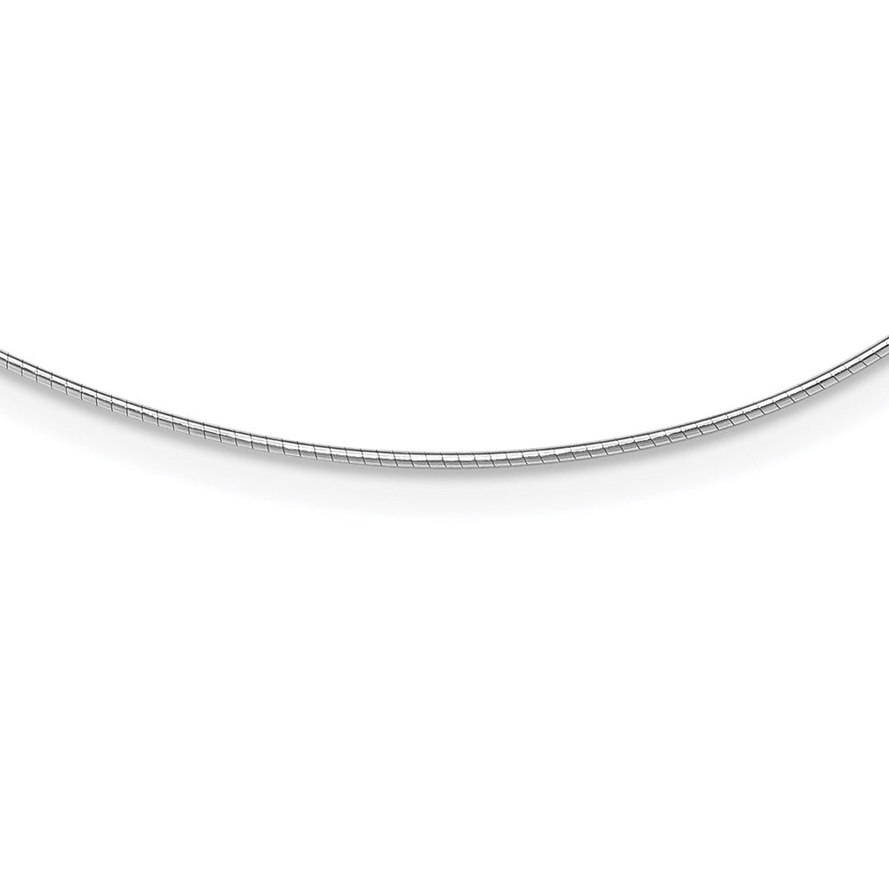 Sterlingsilber Rhodiniert 1mm Rund Cubetto