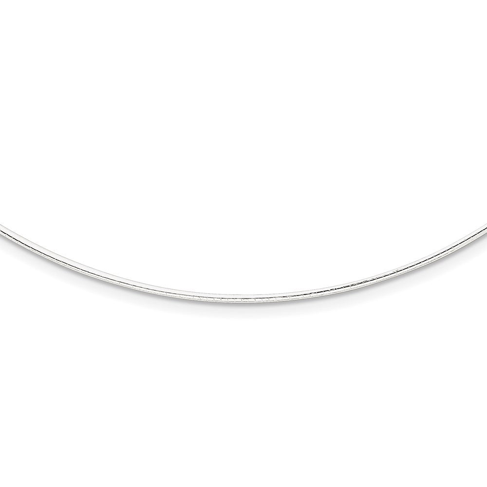 16 Zoll Sterlingsilber 1.35mm mit 2 Zoll Verlängerung Neckwire Halskette