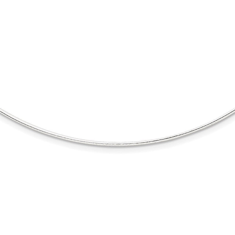 16 Zoll Sterlingsilber 1.35mm mit 2 Zoll Verlängerung Neckwire Halskette