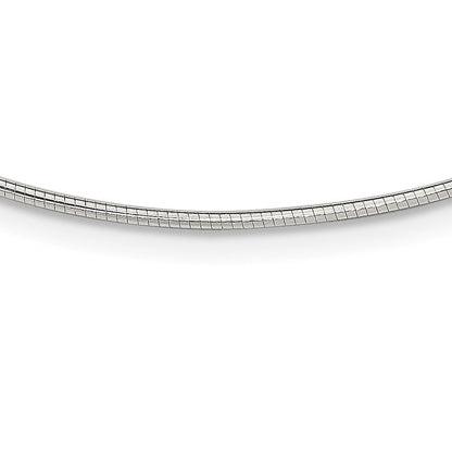16 Zoll Sterlingsilber 1.6mm mit 2 Zoll Verlängerung Neckwire Halskette