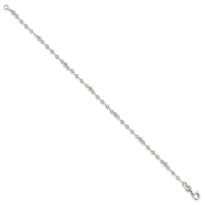 7.5 Zoll Sterlingsilber Poliert Fantasie Perle Armband