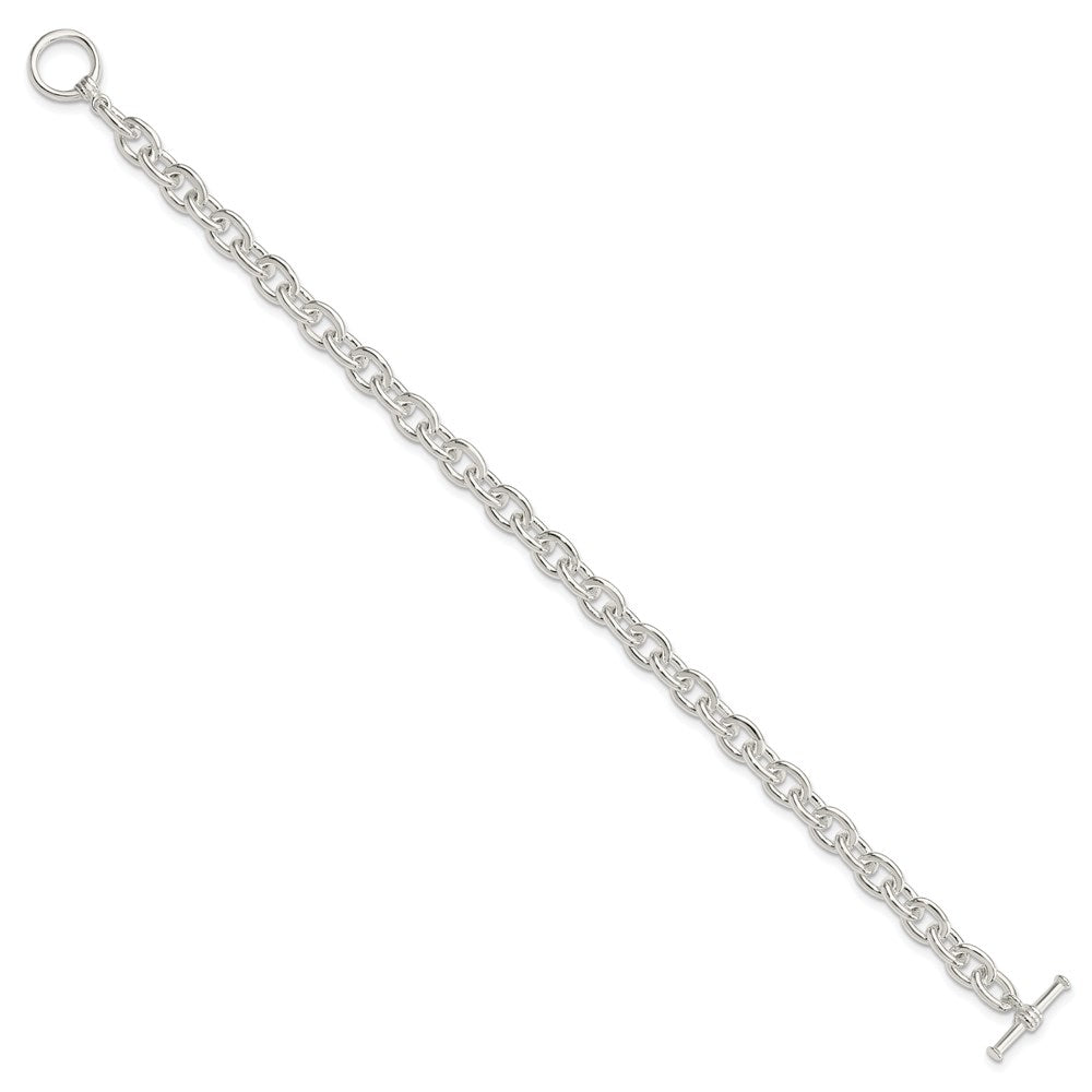 7.5 Zoll Sterlingsilber Knebel Glieder Armband