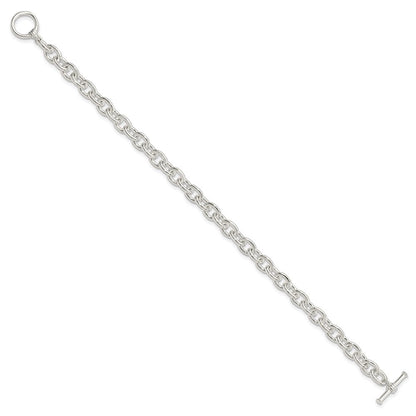 7.5 Zoll Sterlingsilber Knebel Glieder Armband