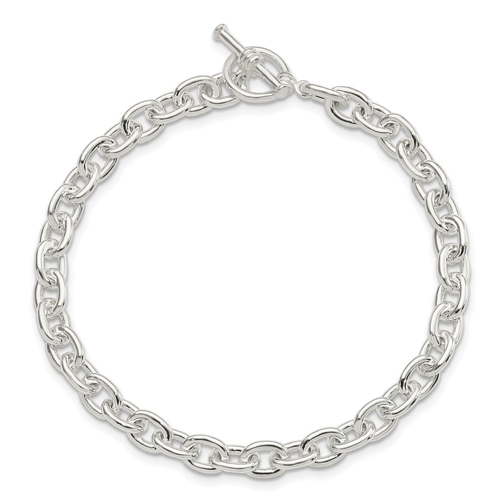 7.5 Zoll Sterlingsilber Knebel Glieder Armband