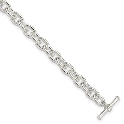 7.5 Zoll Sterlingsilber Knebel Glieder Armband
