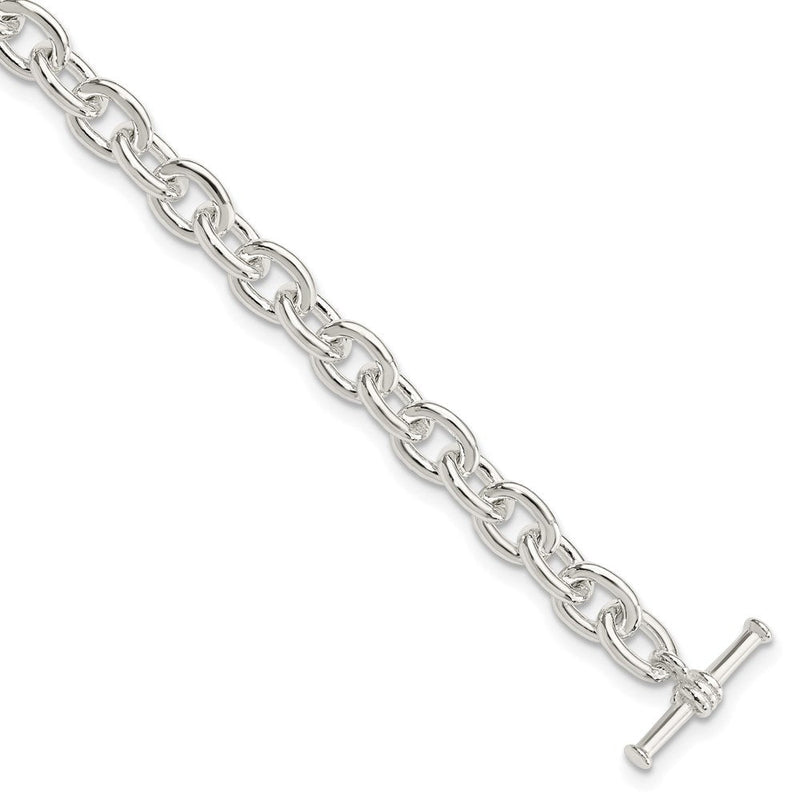 7.5 Zoll Sterlingsilber Knebel Glieder Armband