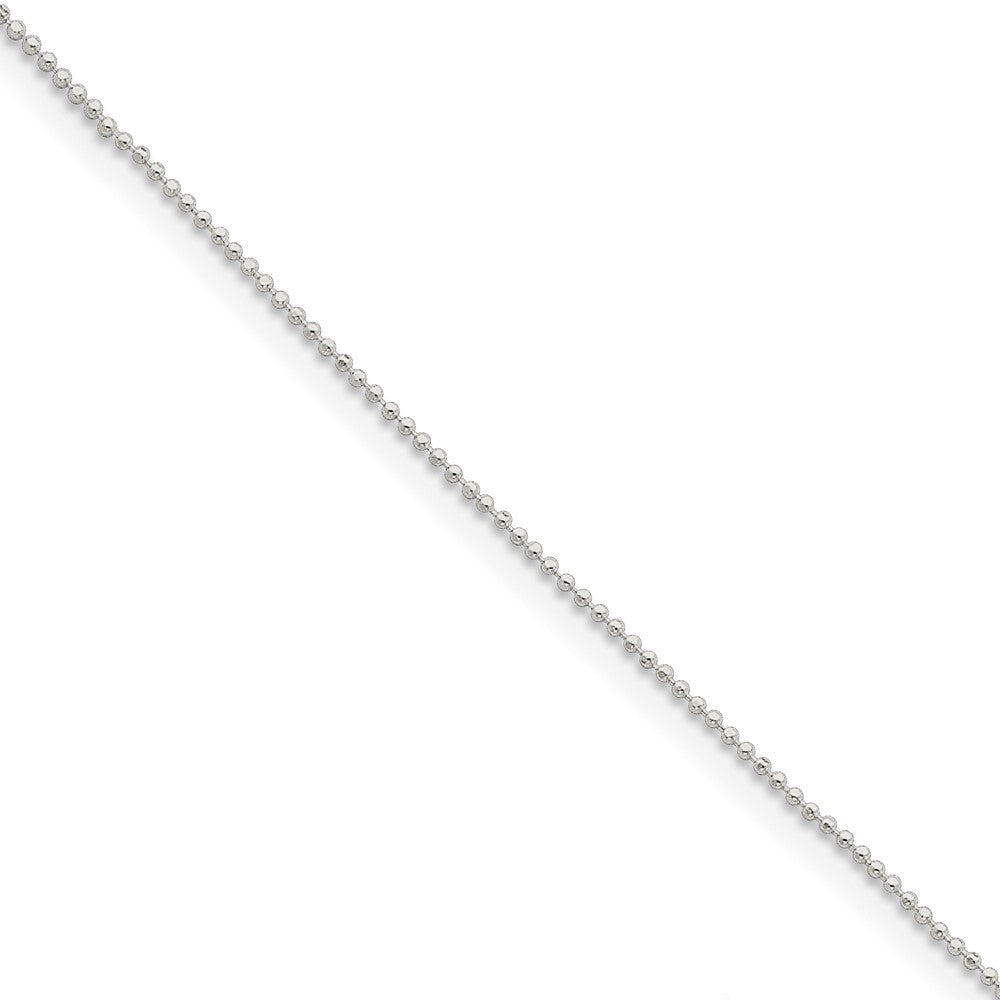 Sterlingsilber Poliert Gekugelt Halskette