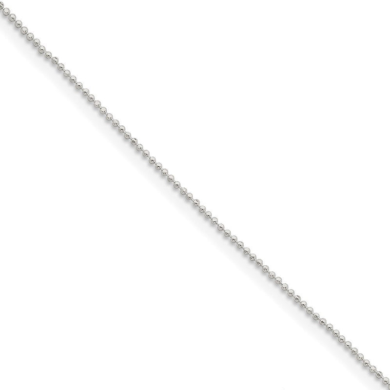 Sterlingsilber Poliert Gekugelt Halskette