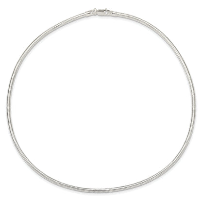 Sterlingsilber Rund 2.75mm Neckwire Halskette