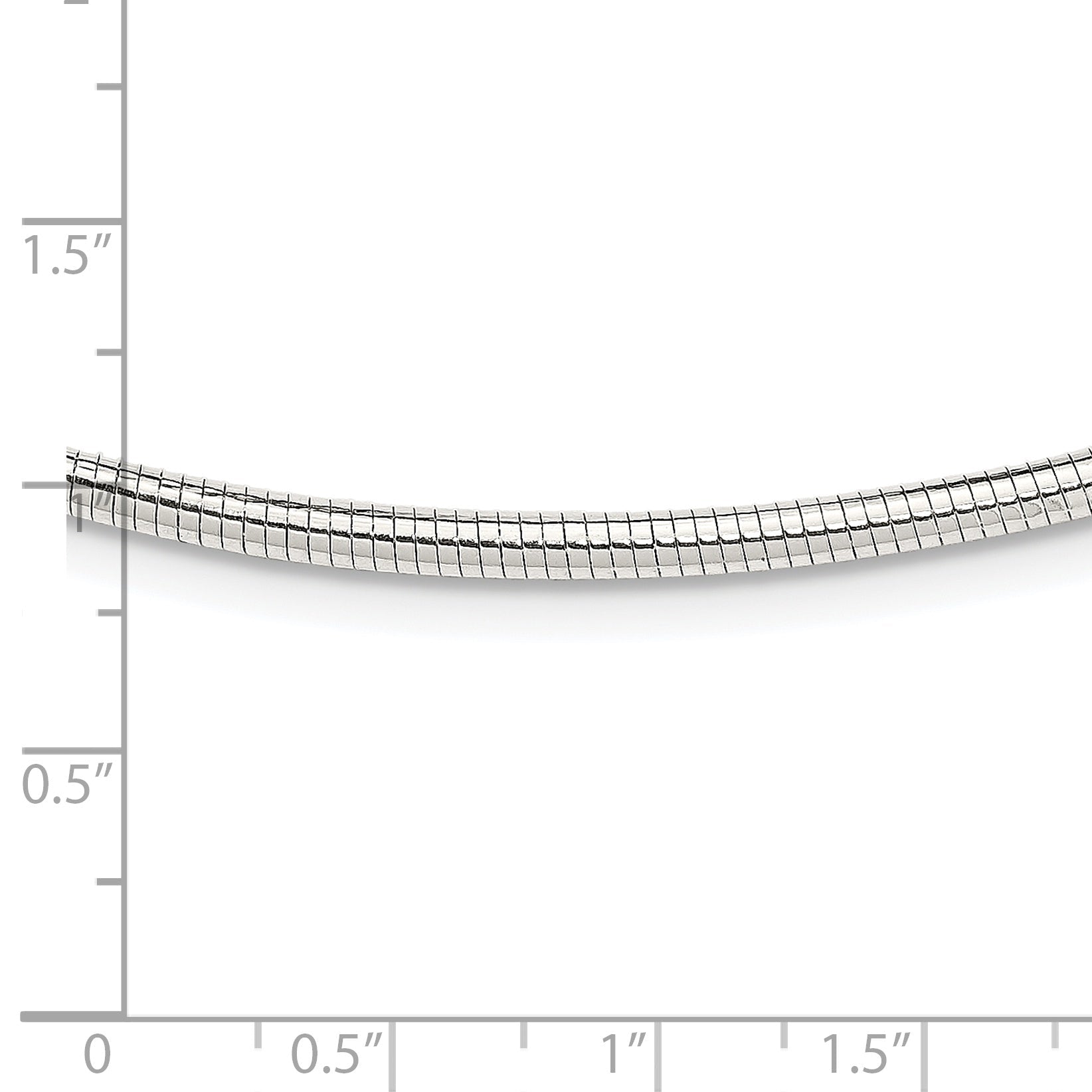 Sterlingsilber Rund 2.75mm Neckwire Halskette