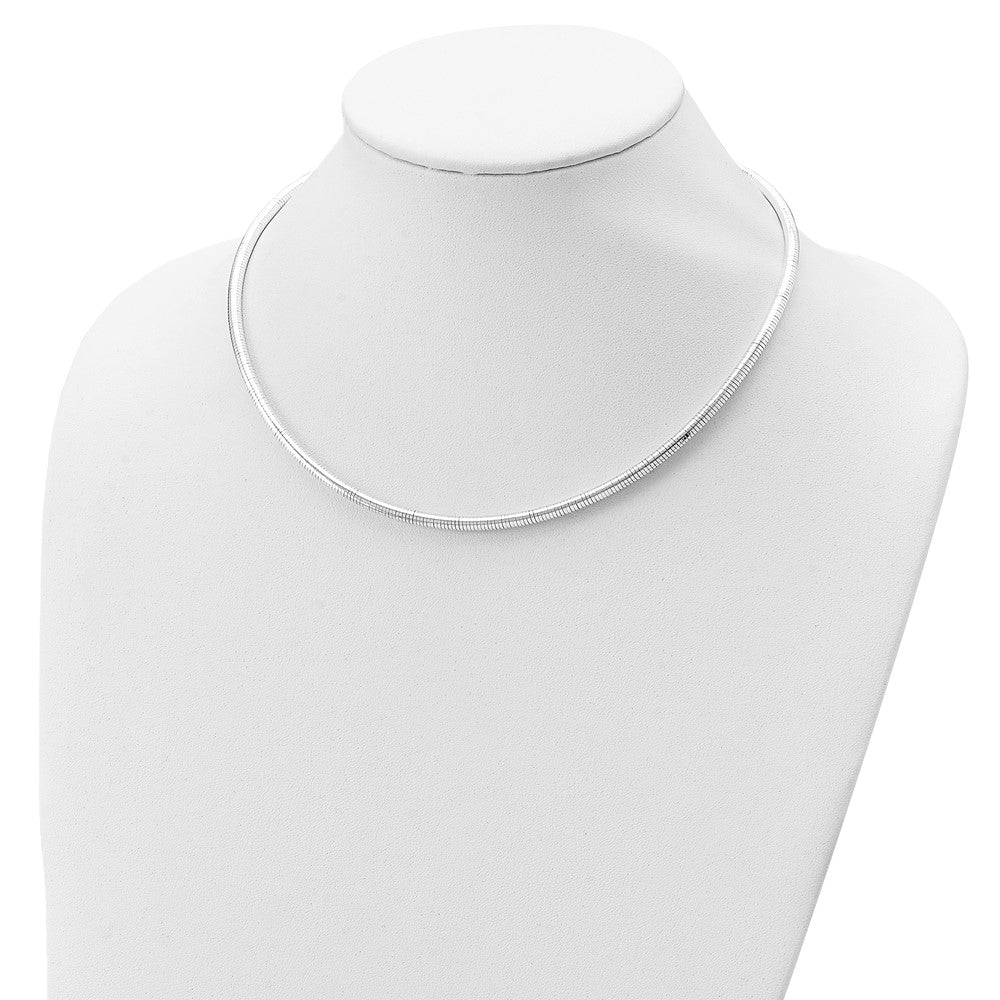 Sterlingsilber Rund 3.75mm Neckwire Halskette