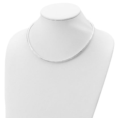 Sterlingsilber Rund 3.75mm Neckwire Halskette