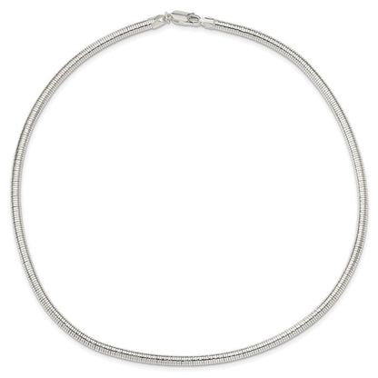 Sterlingsilber Rund 3.75mm Neckwire Halskette