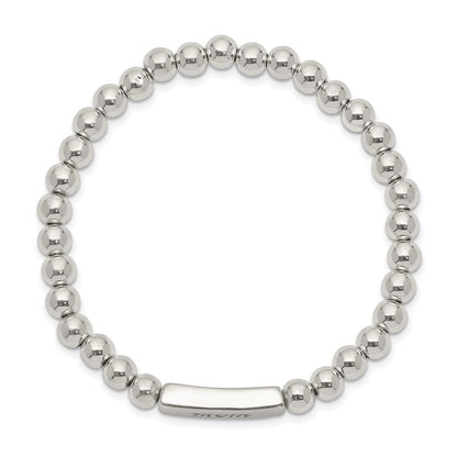 Sterlingsilber Emailliert Mama Dehnbar Armband