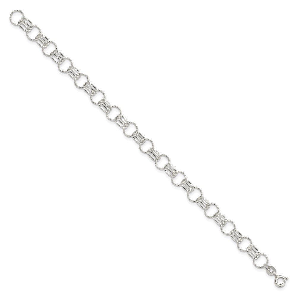 7.25 Zoll Sterlingsilber Armband