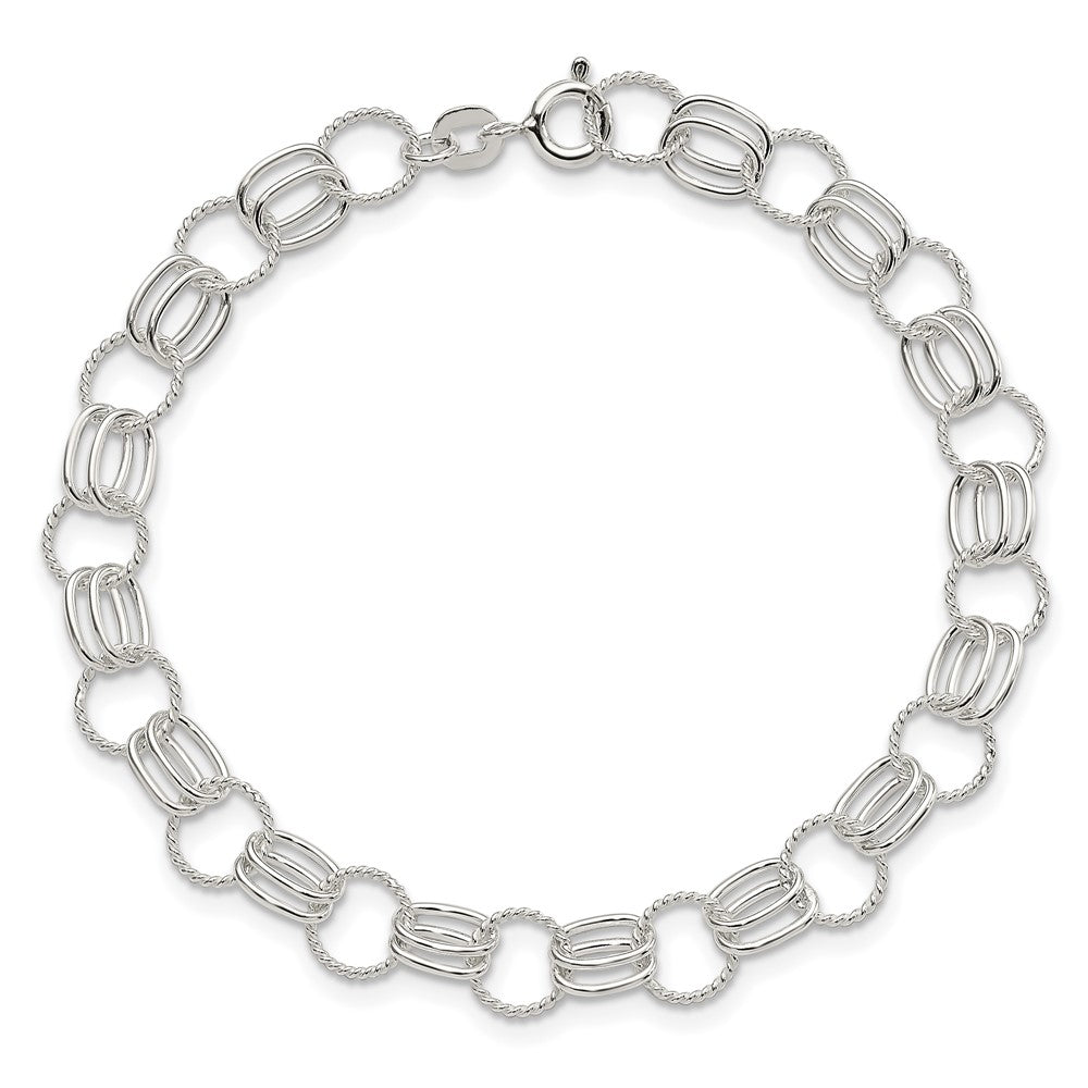 7.25 Zoll Sterlingsilber Armband