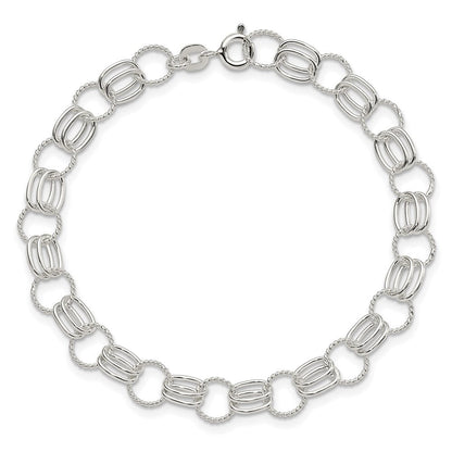 7.25 Zoll Sterlingsilber Armband