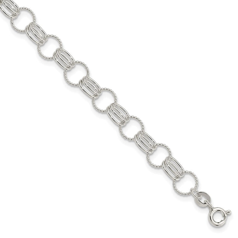 7.25 Zoll Sterlingsilber Armband