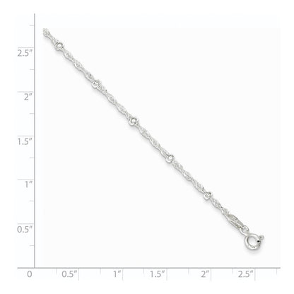 7 Zoll Sterlingsilber mit 1 Zoll Verlängerung Fantasie Armband
