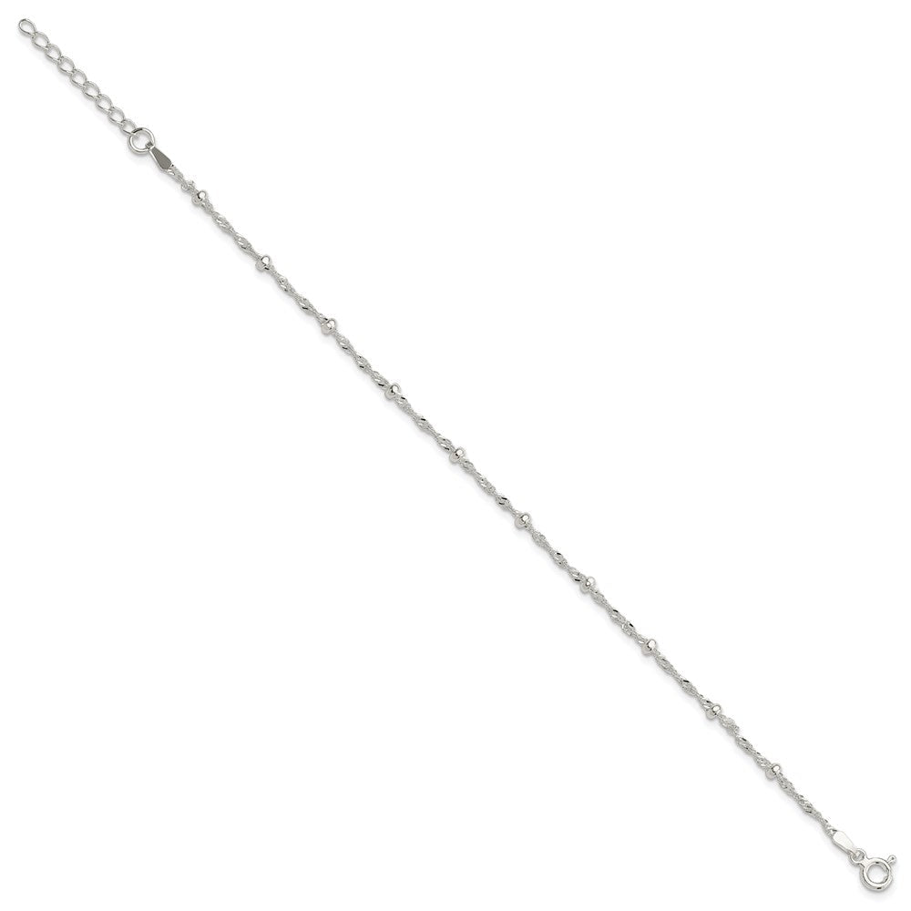 7 Zoll Sterlingsilber mit 1 Zoll Verlängerung Fantasie Armband